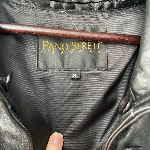 Vintage Pano Sereti Leather Coat - Picture 5 of 5